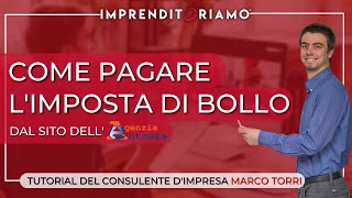 Come pagare limposta di bollo  Tutorial [upl. by Notliw]