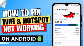 How to Fix Wifi Not Working on Android  Not Connecting  Hotspot Not Working ✅ [upl. by Eul]