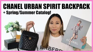 CHANEL MINI URBAN SPIRIT BACKPACK REVIEW  SPRING SUMMER 2020 CATALOG  LuxHandbagLover [upl. by Illom]