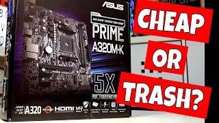 Cheapest AM4 Motherboard Asus A320 MK Cheap Or Trash [upl. by Mcneil]