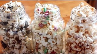 Christmas Popcorn  3 Delicious Ways [upl. by Abroms]