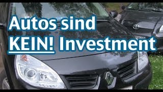 Warum ein Auto kein Investment ist  AktienMitKopfde [upl. by Korman]