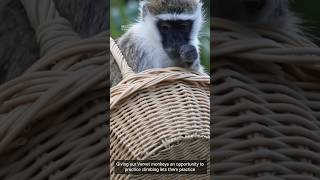 Vervet monkey picnic amongst the treetops [upl. by Eelrebmik]