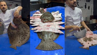 TURBOT OR BONİTO  Video by chef Faruk GEZEN [upl. by Kulseth]