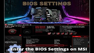 MSI Gaming PC Bios All Options Setting Karna Sikhen [upl. by Eitisahc]