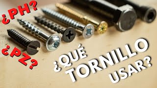 Todo Sobre Los Tornillos Y Puntas CARPINTERÍA [upl. by Oram]