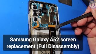 Samsung Galaxy A52 smA525 screen replacement [upl. by Relyc]