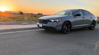 2024 Honda Accord Hybrid Sport L Urban Gray Pearl is this the best color on the New Accord [upl. by Brinna]