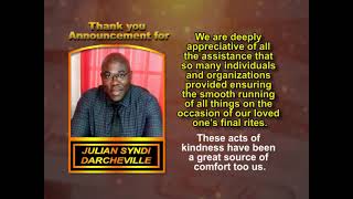 Julian Syndi Darcheville Thank You [upl. by Suirad395]