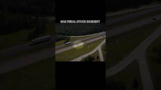 GAS PEDAL STUCK INCIDENT short toyota car incident credits crash [upl. by Lhamaj268]