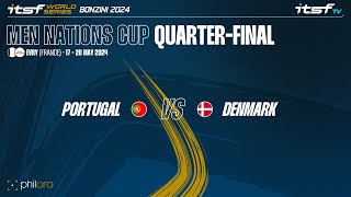 Portugal vs Denmark  Quarter Final  ITSF WS Bonzini 2024 Men Nations Cup [upl. by Melva167]