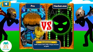 PRO vs HACKER in Tournament INSANE Mode  Stick War Legacy Mod  Stick3Apk [upl. by Witte]