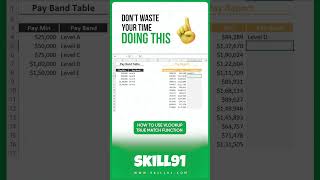 How To Use VLOOKUP True Match Function  Excel for beginners shorts [upl. by Currey457]
