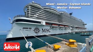 MSC SEASHORE CRUISE 22  MIAMI ➡️ JAMAICA ➡️ CAYMAN ISLAND ➡️ MEXICO ➡️ BAHAMAS ➡️ MIAMI [upl. by Jelsma119]