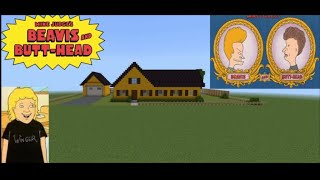 Minecraft tutorial How to make Stewart’s house “Beavis and Butthead” [upl. by Notaes]