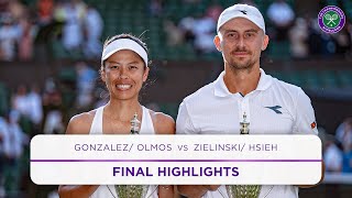 Thrilling Mixed Doubles  Gonzalez Olmos vs Zielinski Hsieh  Final  Highlights  Wimbledon 2024 [upl. by Grimbald344]