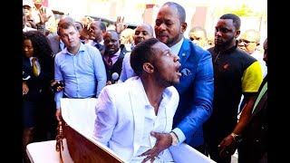 South African Pastor Alph Lukau resurrects dead man FULL STORY [upl. by Anawad]