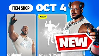 NEW SHAQ SKIN  EMOTES  NEW Fortnite Item Shop Oct 4 2024 [upl. by Swenson]