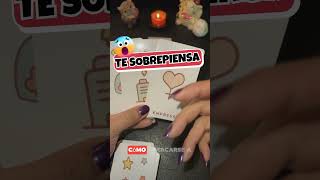 TE SOBREPIENSA 👇 tarotmexico tarotespana amor tarot tarotreading [upl. by Gney191]