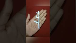 How to cut a paper snowflake shorts papercraft craft art snowflakes [upl. by Pepito]