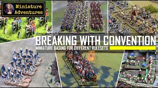 Breaking with convention Miniature Basing for Different Rulesets [upl. by Brandise]