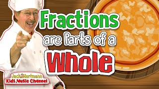 Fractions are Parts of a Whole  Jack Hartmann [upl. by True]