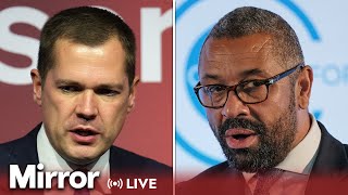 LIVE Tory leadership candidates Robert Jenrick and James Cleverly address Party Conference [upl. by Isteb]