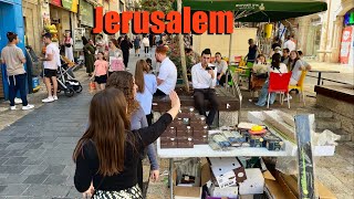 Jerusalem Am Yisrael Chai From Tzahal Square we go to the city center [upl. by Esbenshade]