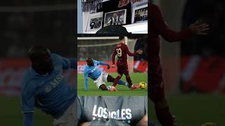 Fallo lukaku napoli roma fallo figc moviola var seriea [upl. by Ayidan]