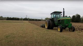 Chisel Plowing with the John Deere 4430 Round 2 Can I Beat the Rain [upl. by Ika]