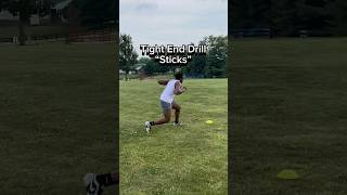 Tight End Drill “Sticks” [upl. by Reerg]