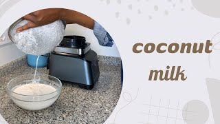 12 How to make coconut milk at home in five minutes  Easy Recipe [upl. by Jase]