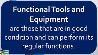 FUNCTIONAL AND NONFUNCTIONAL BPP TOOLS AND EQUIPMENT BPP GRADE 78 EXPLORATORY MISTER CORBI [upl. by Scarface]