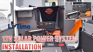 Build a 12V Solar Power System for your Van with LiTime Products [upl. by Aehtna277]