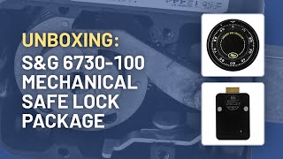 Unboxing the SampG 6730100 Mechanical Safe Lock Package [upl. by Amo]