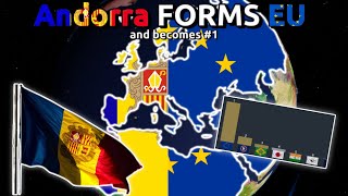 Andorra Becomes a Superpower and Forms EU  Rise of Nations [upl. by Yelsnia]