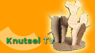 Knutsel TV cactus van karton [upl. by Ttik649]