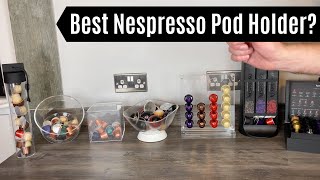 Best Nespresso Pod Holder  Heres Our Top 7  Capsule Dispenser Reviews  OriginalLine VertuoLine [upl. by Llehcim]