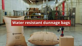 Signode Paper Dunnage Bags  Water resistance [upl. by Crellen]