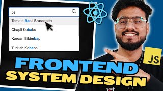 Frontend System Design Questions  Autosuggestion  Typeahead   HLD LLD Interview Experience 🔥🔥 [upl. by Miles]