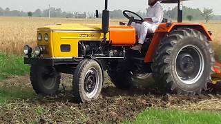 5911 power  in field  hmt  6522  ploughing [upl. by Akirehs]