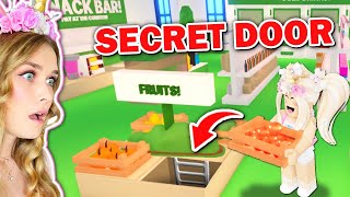 SECRET DOOR In NEW Grocery Store In Adopt Me Roblox [upl. by Hildie504]