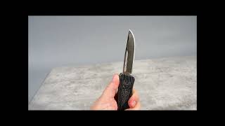 Lot 788 CobraTec Medium CTK1 Stonewash OTF Spring Assisted Knife 325quot Blade [upl. by Chessy]