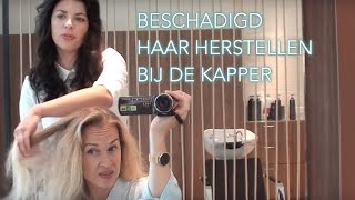 BESCHADIGD HAAR HERSTELLEN BIJ DE KAPPER  FURROWNL [upl. by Rehpotsihrc823]