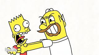 Homer strangles Bart animation [upl. by Ettesyl]