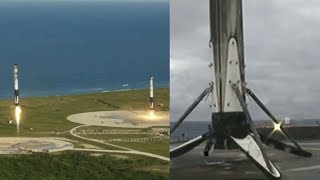 Falcon Heavy boosters landing [upl. by Evander903]