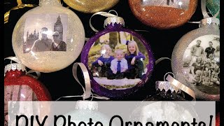 DIY How to make Christmas Photo Ornaments [upl. by Eslehc299]