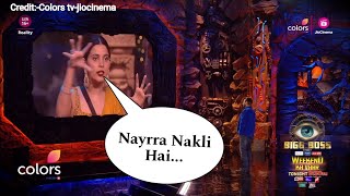 Nayrra Get Scolded By Salman  Bigg Boss 18 [upl. by Errehs]