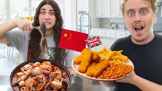 EATING FOOD FROM ALL OVER THE WORLD CHALLENGE [upl. by Kauffman]