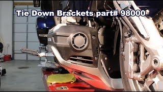 Goldstrike Tie Down Brackets Installation for Gold Wing [upl. by Etsirk572]